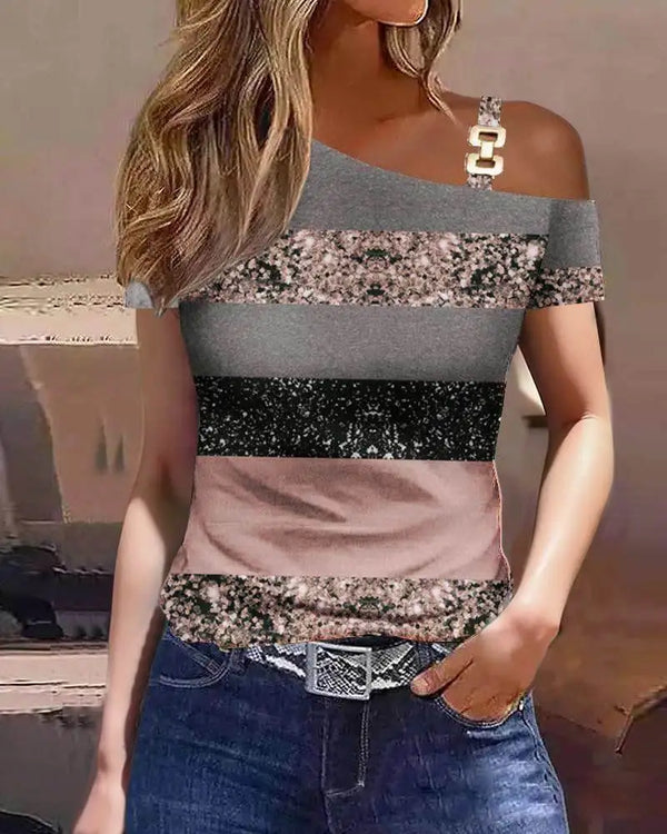Women’s Top Blouse T-Shirt Short Sleeve Casual