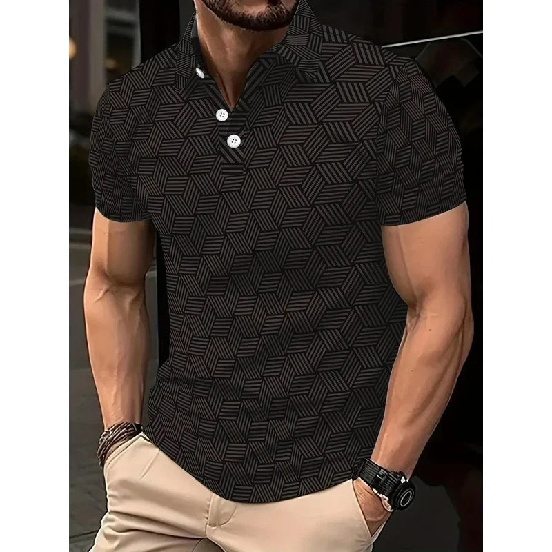 Men’s Polo Shirt Short Sleeve Casual Summer