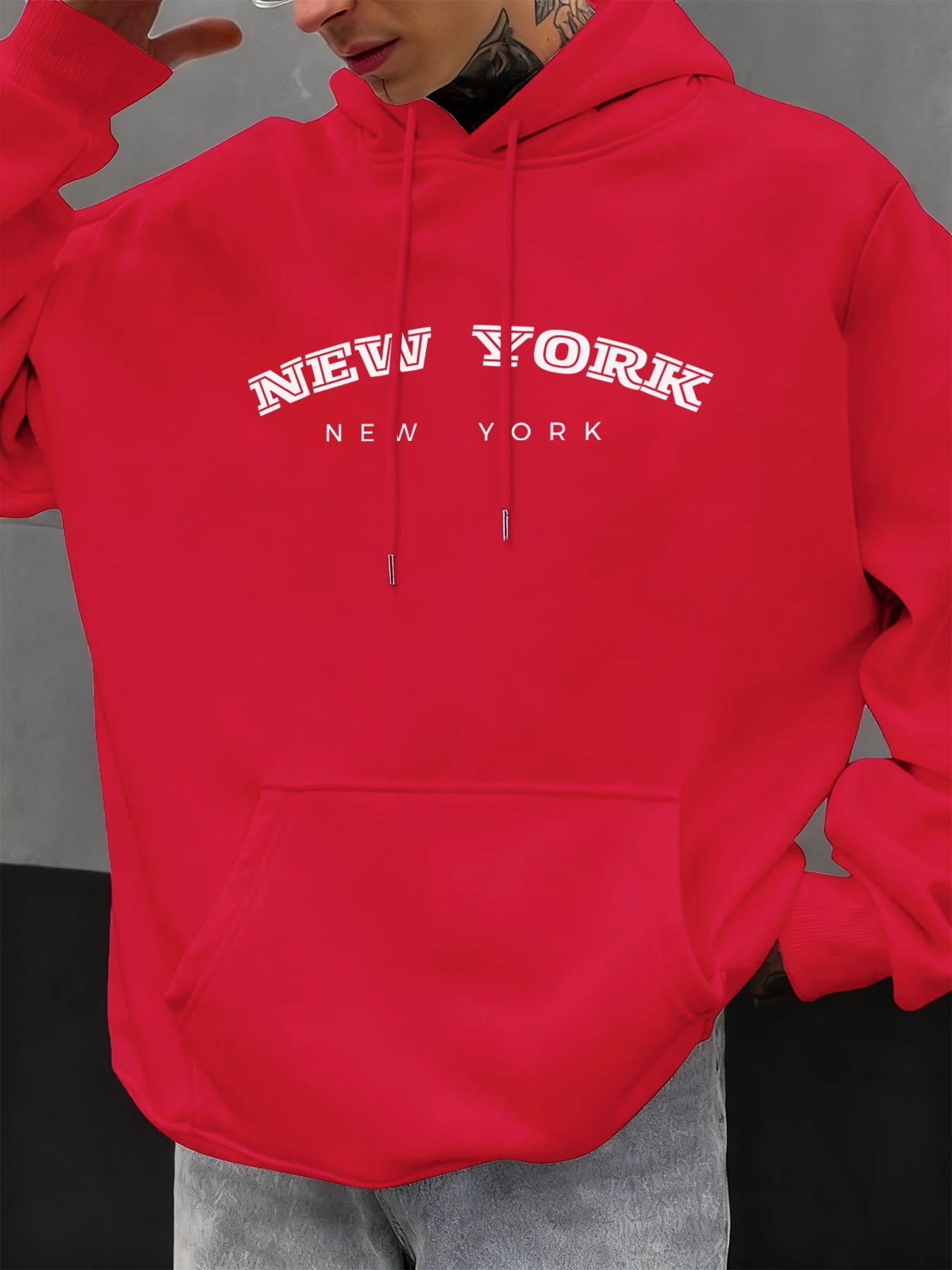 Men’s Hoodie Fleece Soft Warm Casual