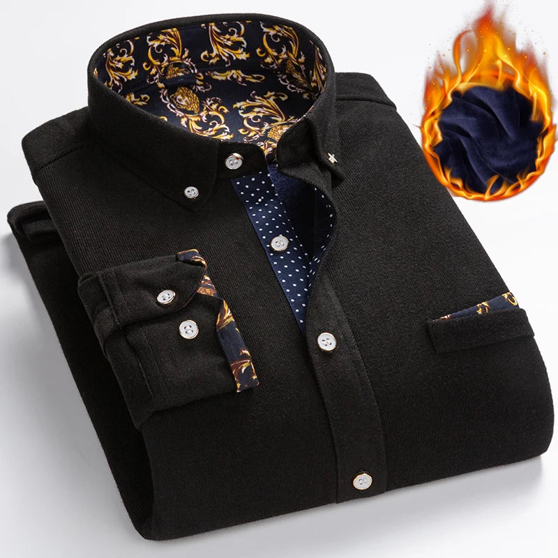 Men’s Shirt Long Sleeve Casual Cotton Comfort Fit