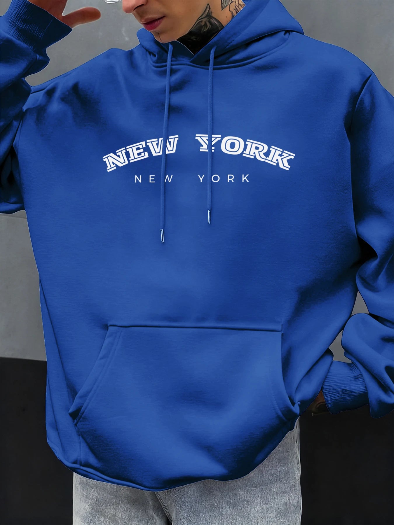 Men’s Hoodie Fleece Soft Warm Casual