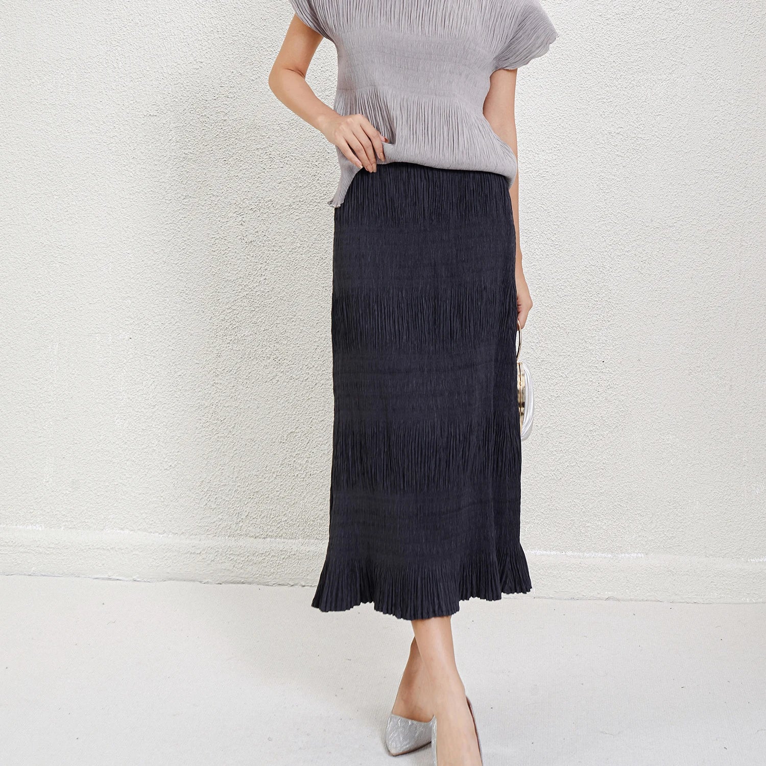 Women’s Skirt Pleated Casual Lightweight Summer