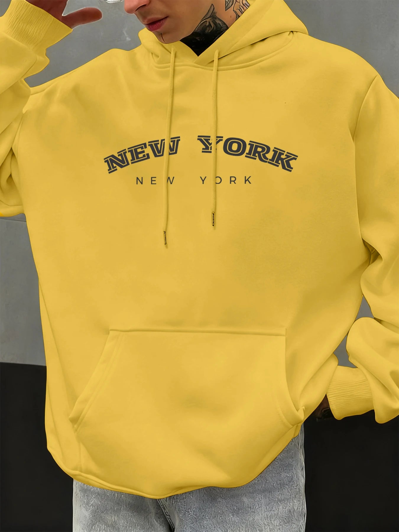Men’s Hoodie Fleece Soft Warm Casual