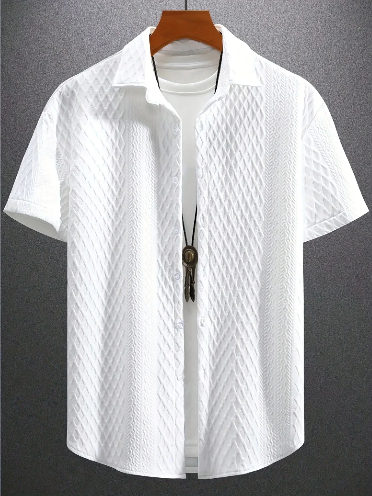 Men’s Shirt Short Sleeve Casual Printed Summer