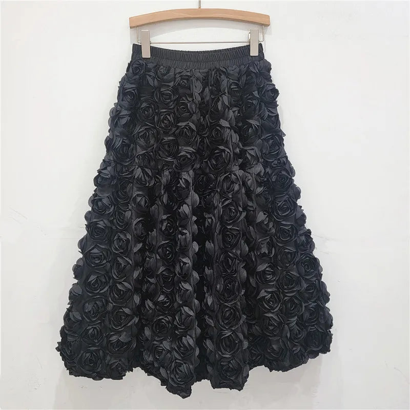 Women’s Skirt High Waist A-Line Summer Casual