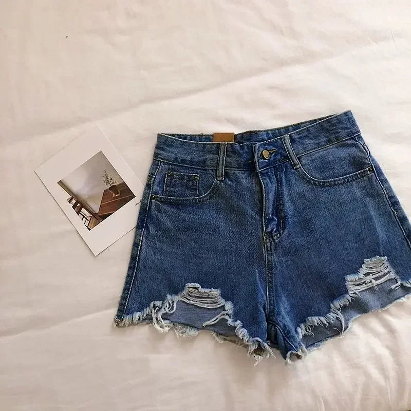 Women’s Shorts High Waist Denim Summer