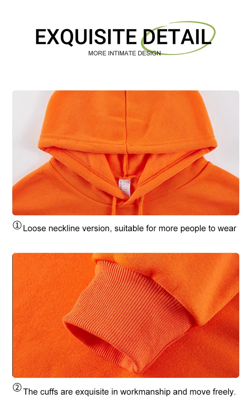Men’s Hoodie Pullover Fleece Warm Casual