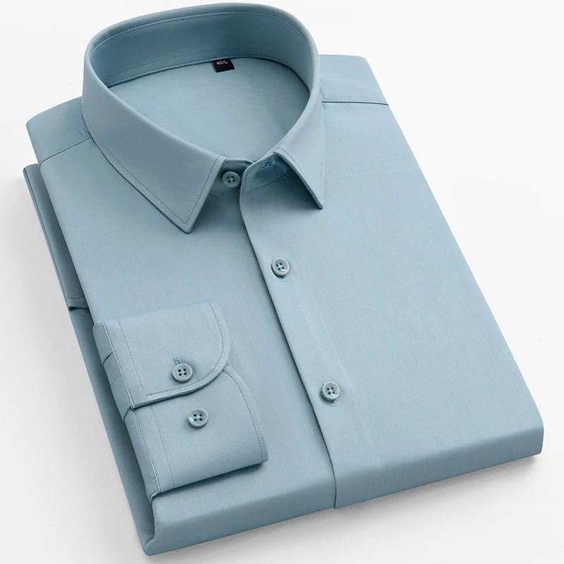 Men’s Shirt Long Sleeve Formal Slim Fit