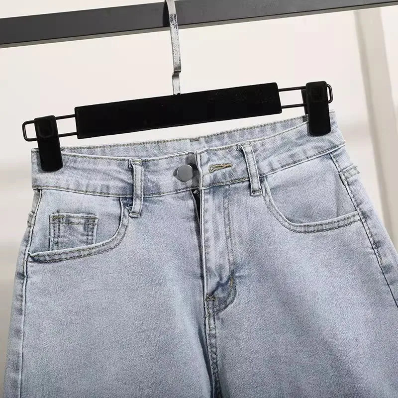 Women’s Shorts High Waist Denim Summer Slim Fit