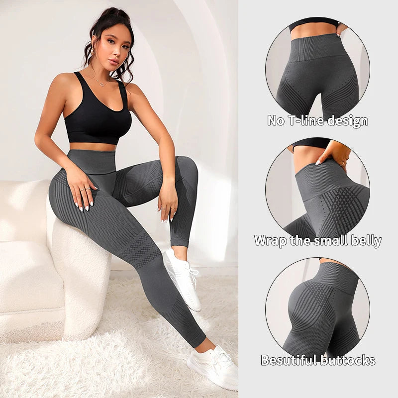 Women’s Leggings High Waist Yoga Gym Stretchy