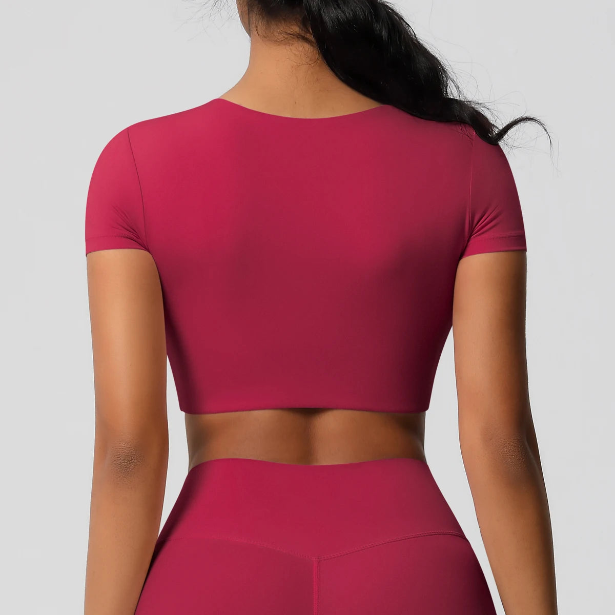Women’s Gym Top Short Sleeve Breathable Stretchy Athletic