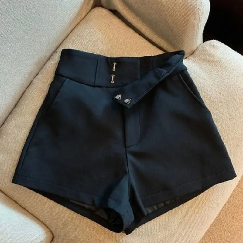 Women’s Shorts High Waist Casual Slim Fit