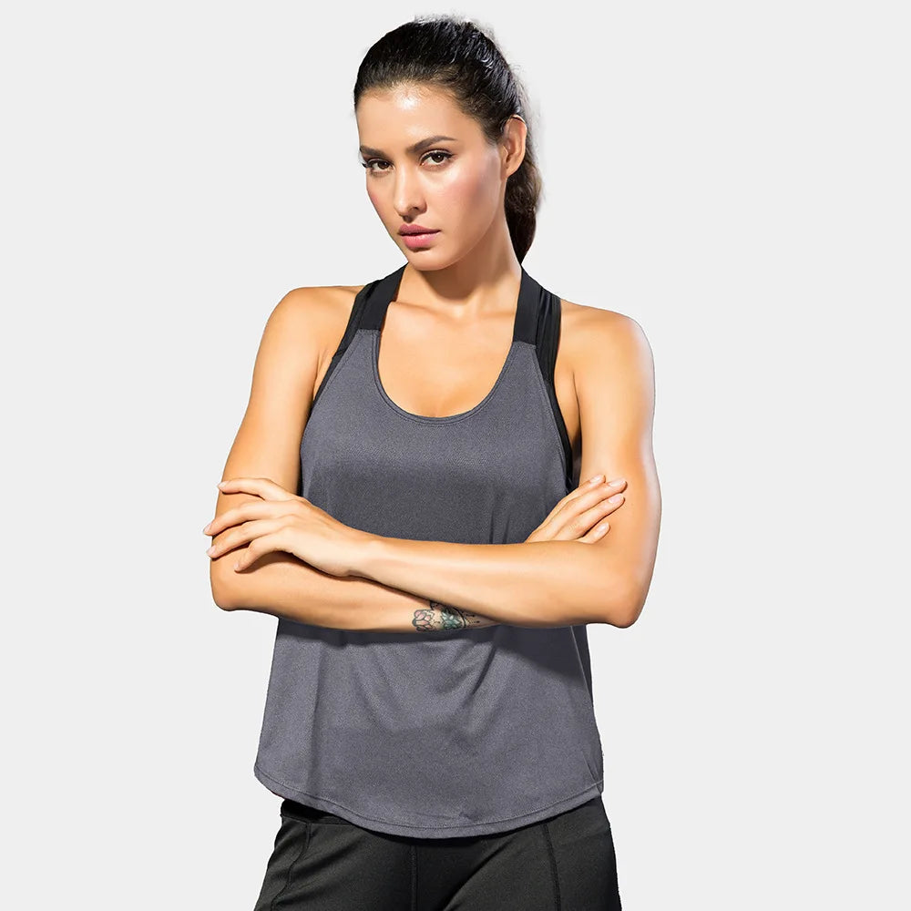 Women’s Gym Top Sleeveless Athletic Breathable Lightweight