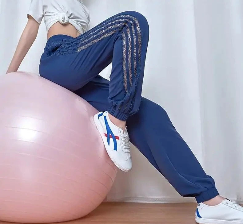 Women’s Joggers Elastic Waist Gym Stretchy Cotton