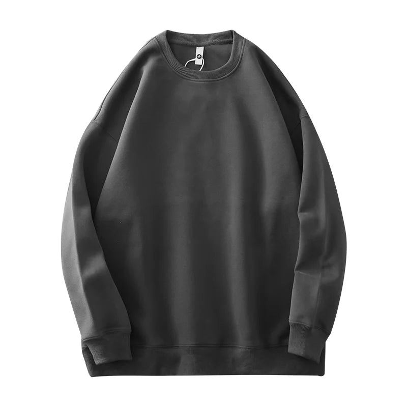Men’s T-Shirt Long Sleeve Solid Color Cotton Comfort Fit