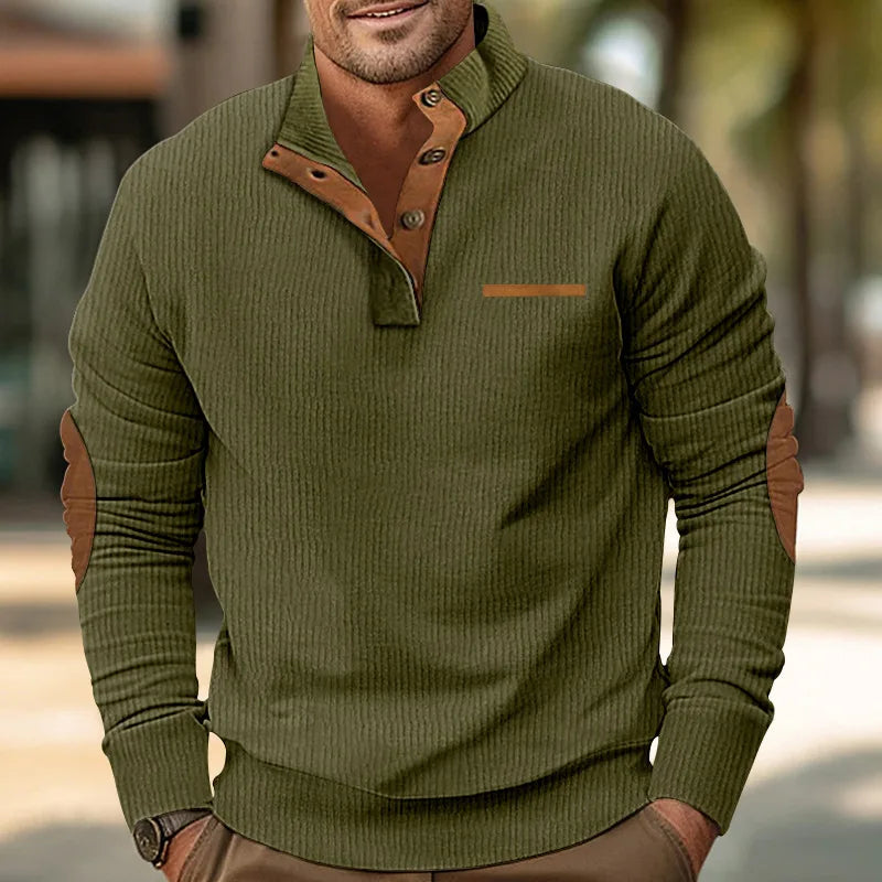 Men’s Hoodie Kangaroo Pocket Long Sleeve Winter Pullover Fleece Poly Blend