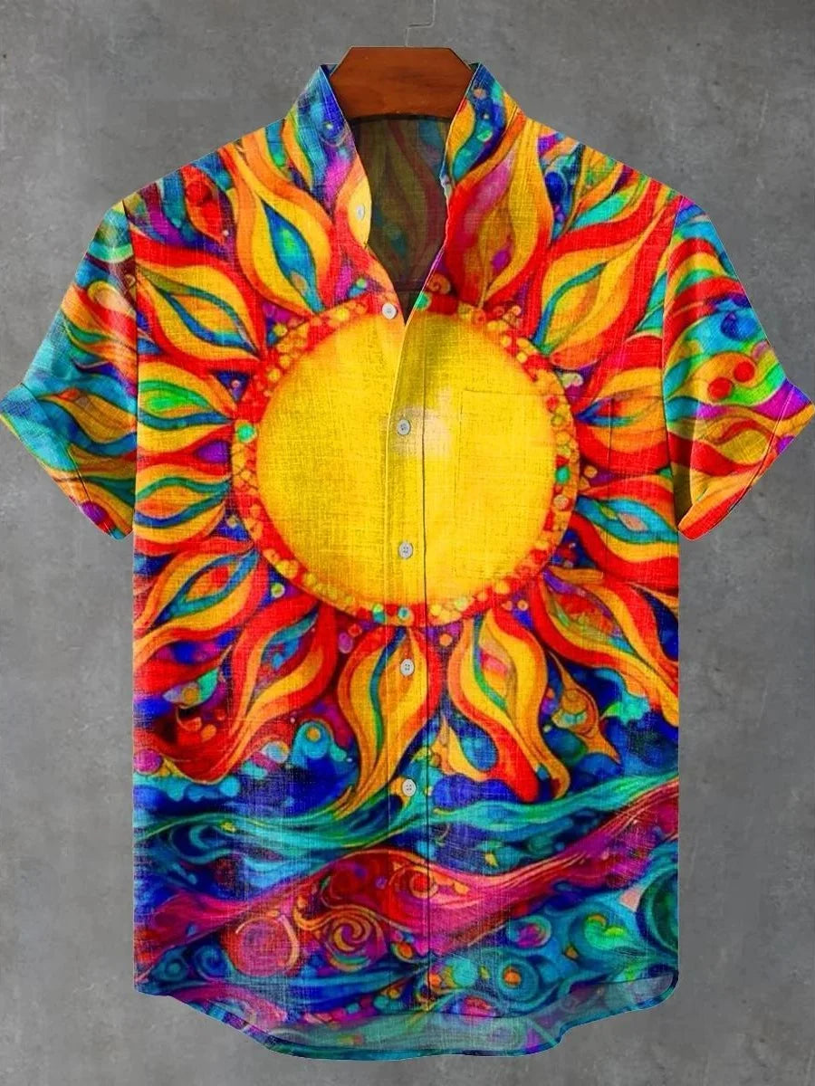 Men’s Shirt Casual Printed Cotton Comfort Fit