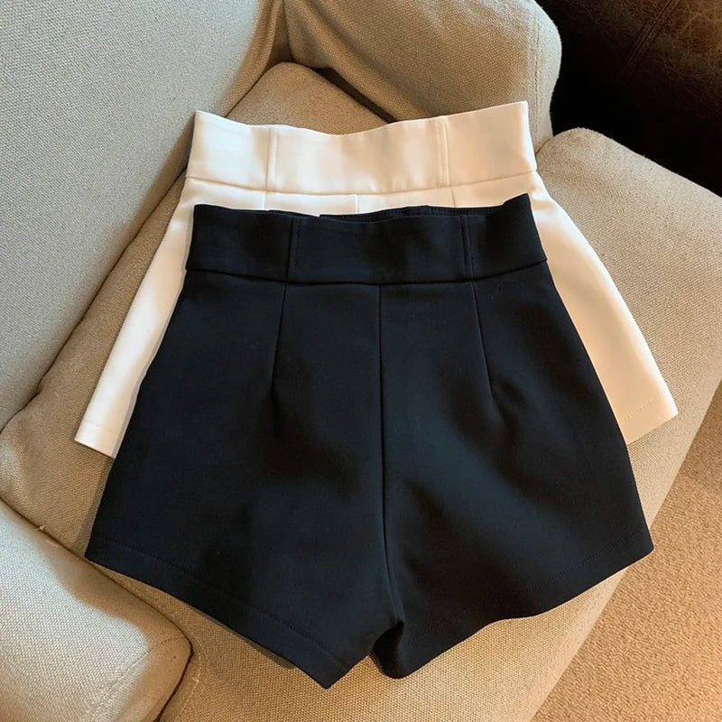 Women’s Shorts High Waist Casual Slim Fit