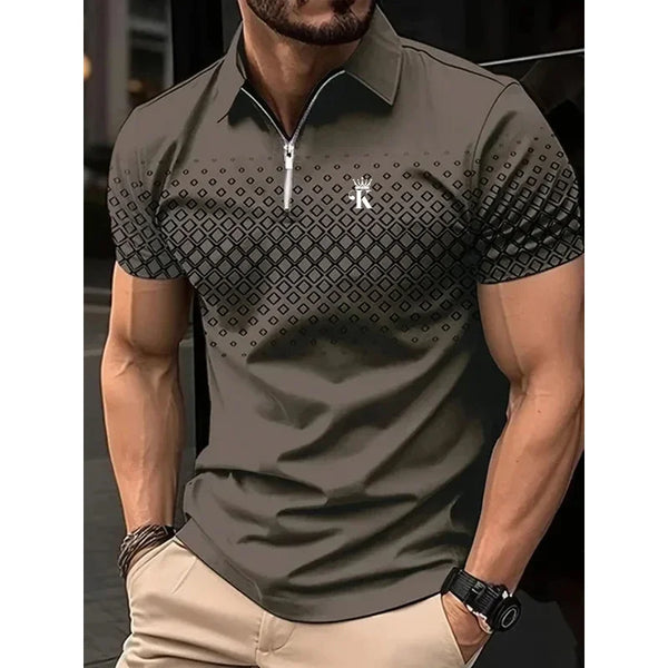 Men’s Polo Shirt Short Sleeve Business Casual Casual Summer