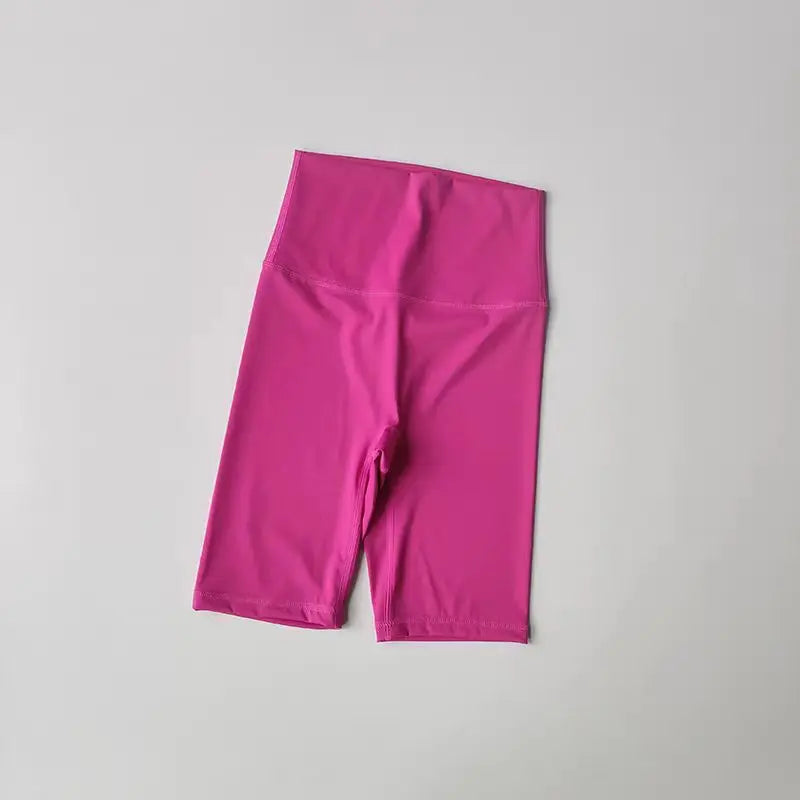 Women’s Shorts High Waist Sporty Solid Color