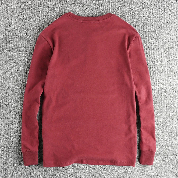 Men’s T-Shirt Long Sleeve Cotton Cotton Comfort Fit
