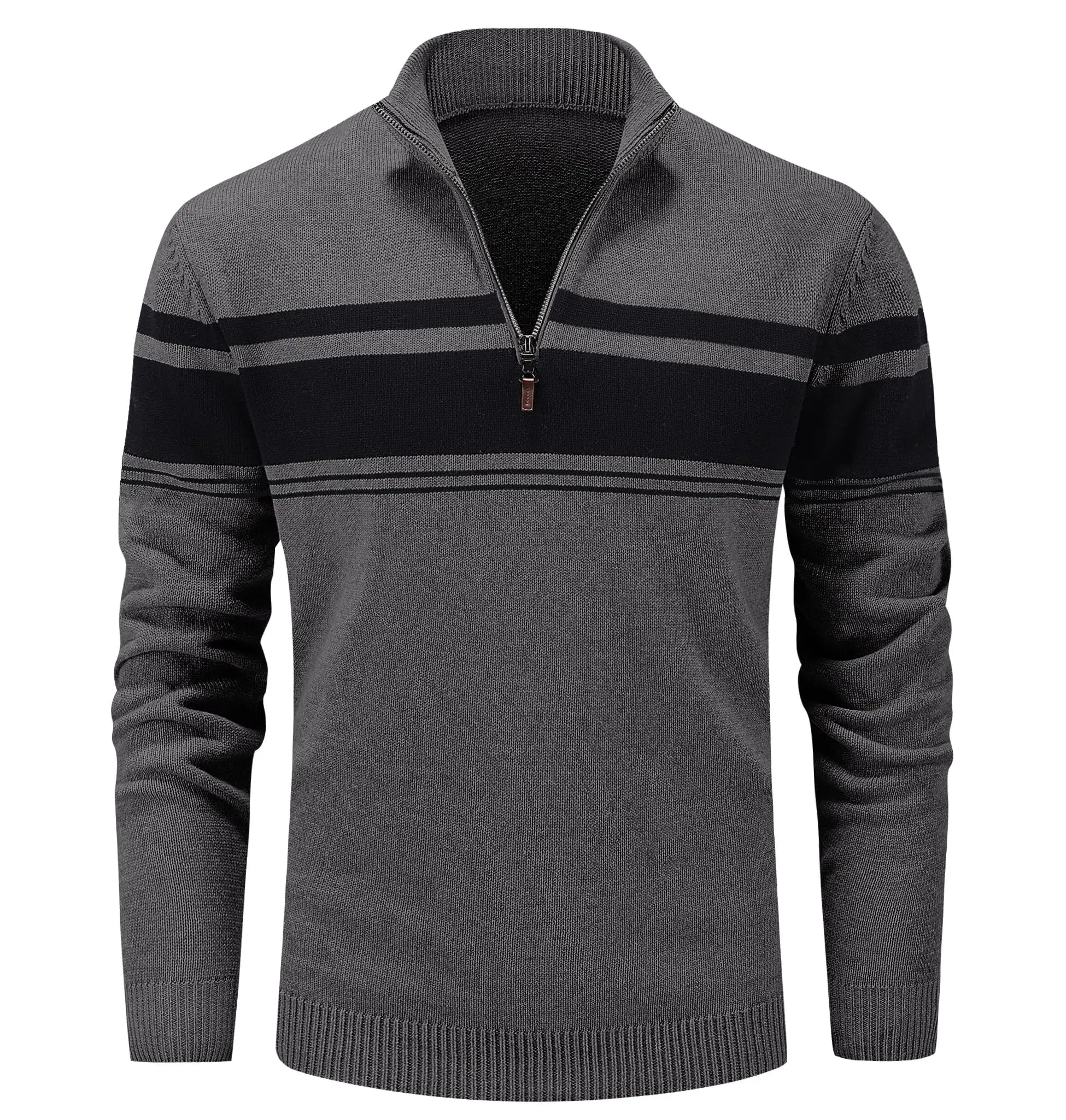 Men’s Sweatshirt Pullover Zip-Up Cotton Warm Autumn Winter