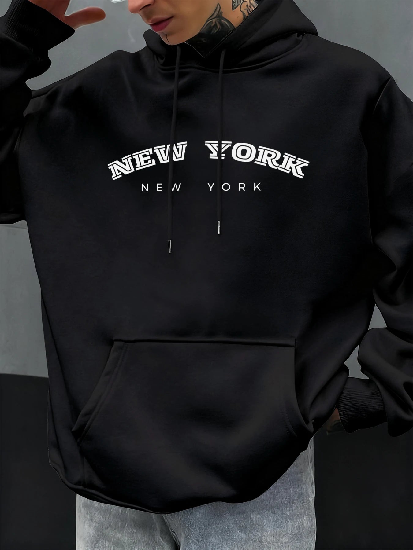 Men’s Hoodie Fleece Soft Warm Casual