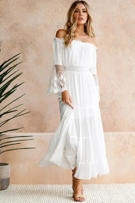 Women’s Dress A-Line Summer Solid Color Casual