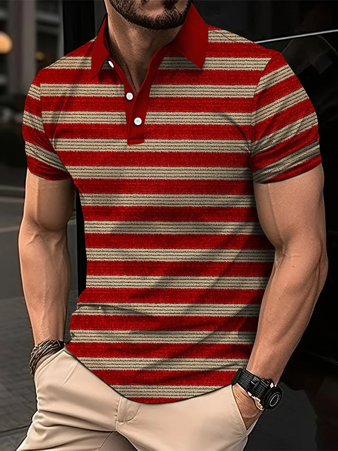 Men’s Polo Shirt Business Casual Casual Summer