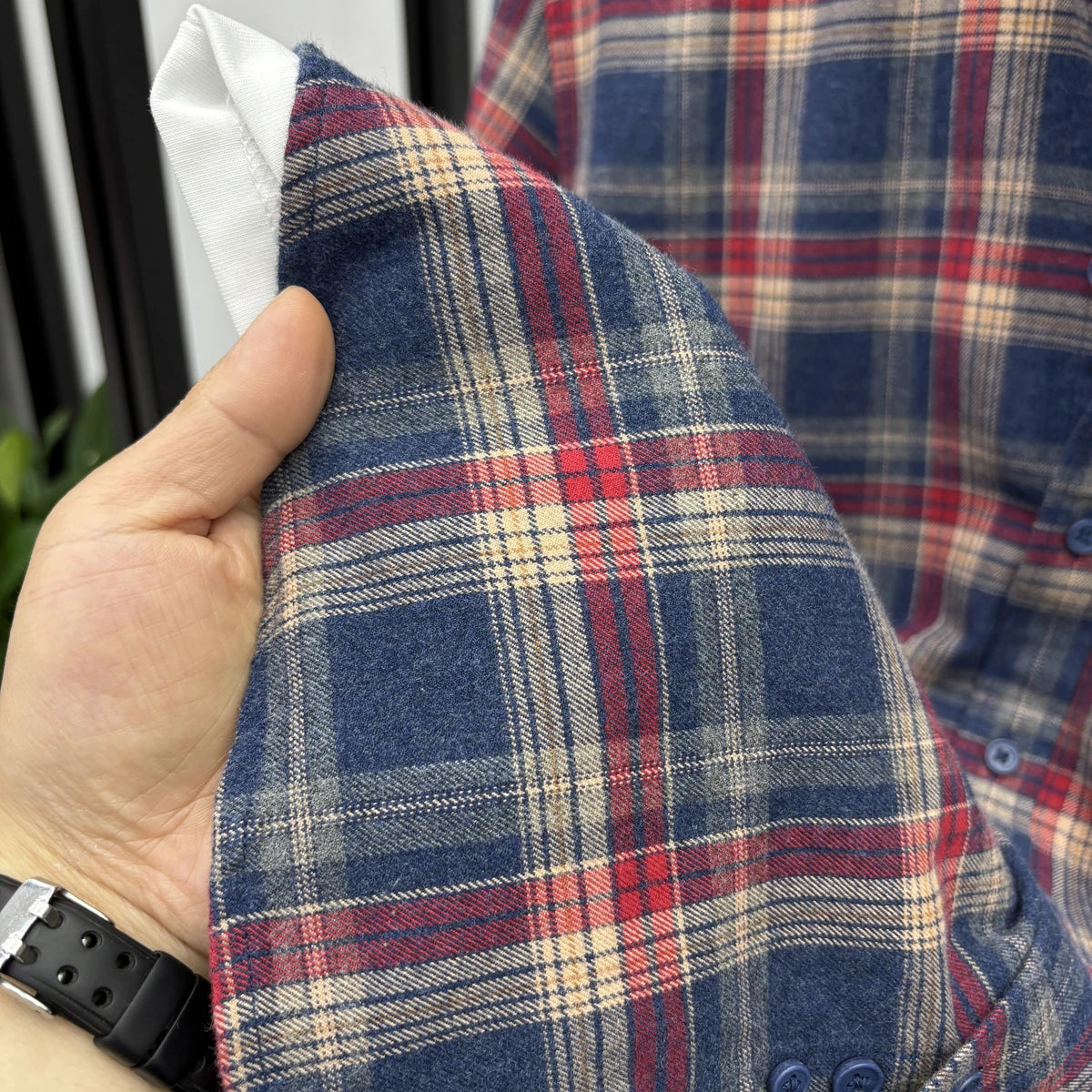 Men’s Shirt Long Sleeve Cotton Casual Breathable