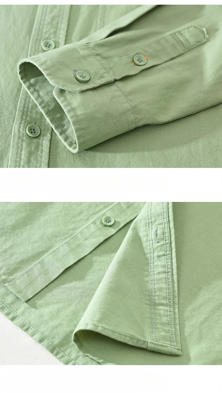 Men’s Shirt Long Sleeve Cotton Casual