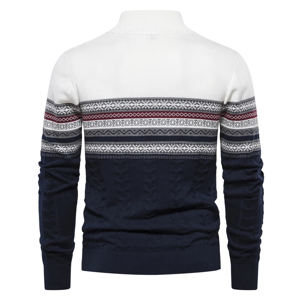 Men’s Sweatshirt Zip-Up Cotton Warm Casual Autumn Winter