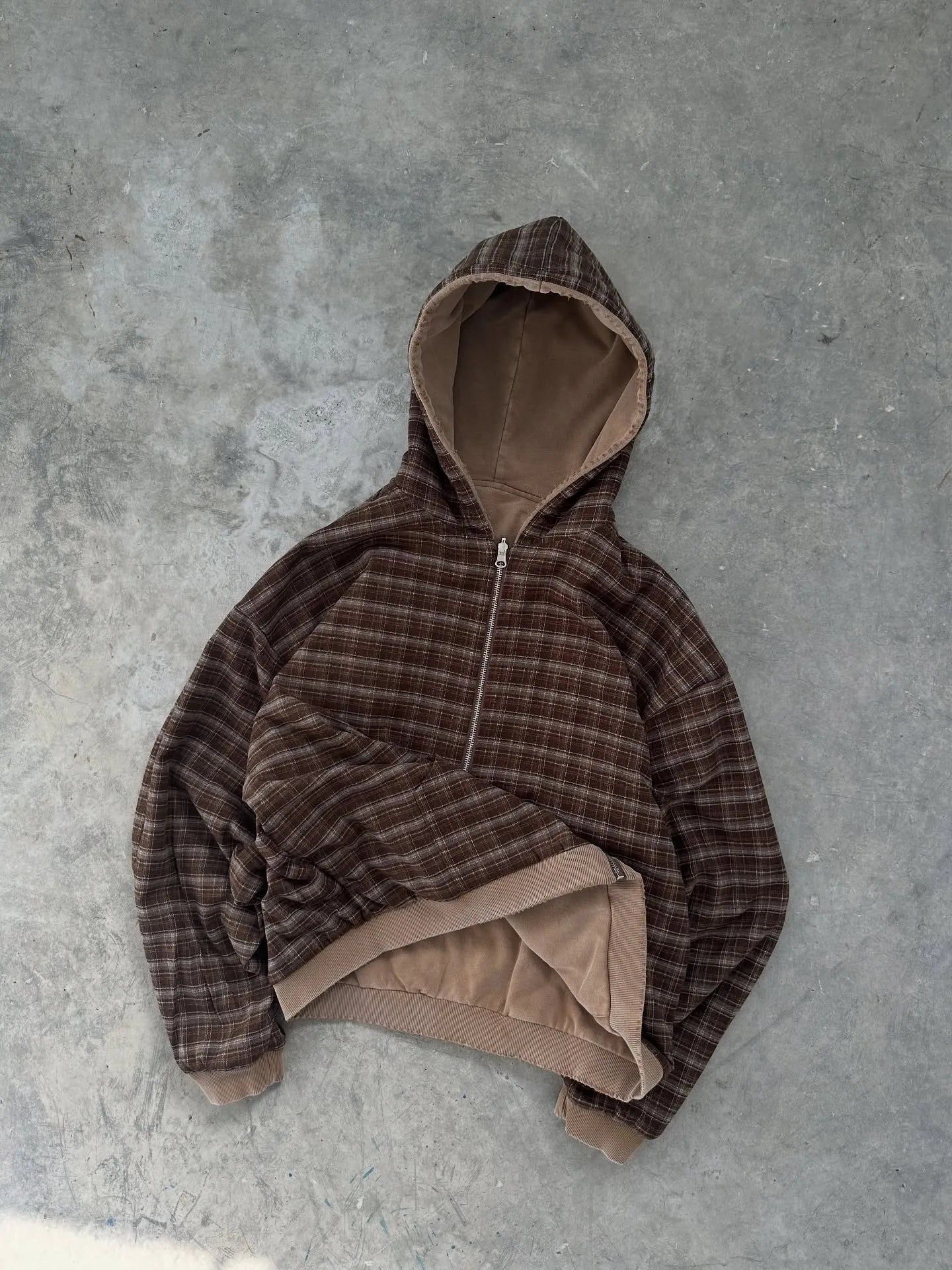 Men’s Hoodie Warm Casual Zip-Up Streetwear