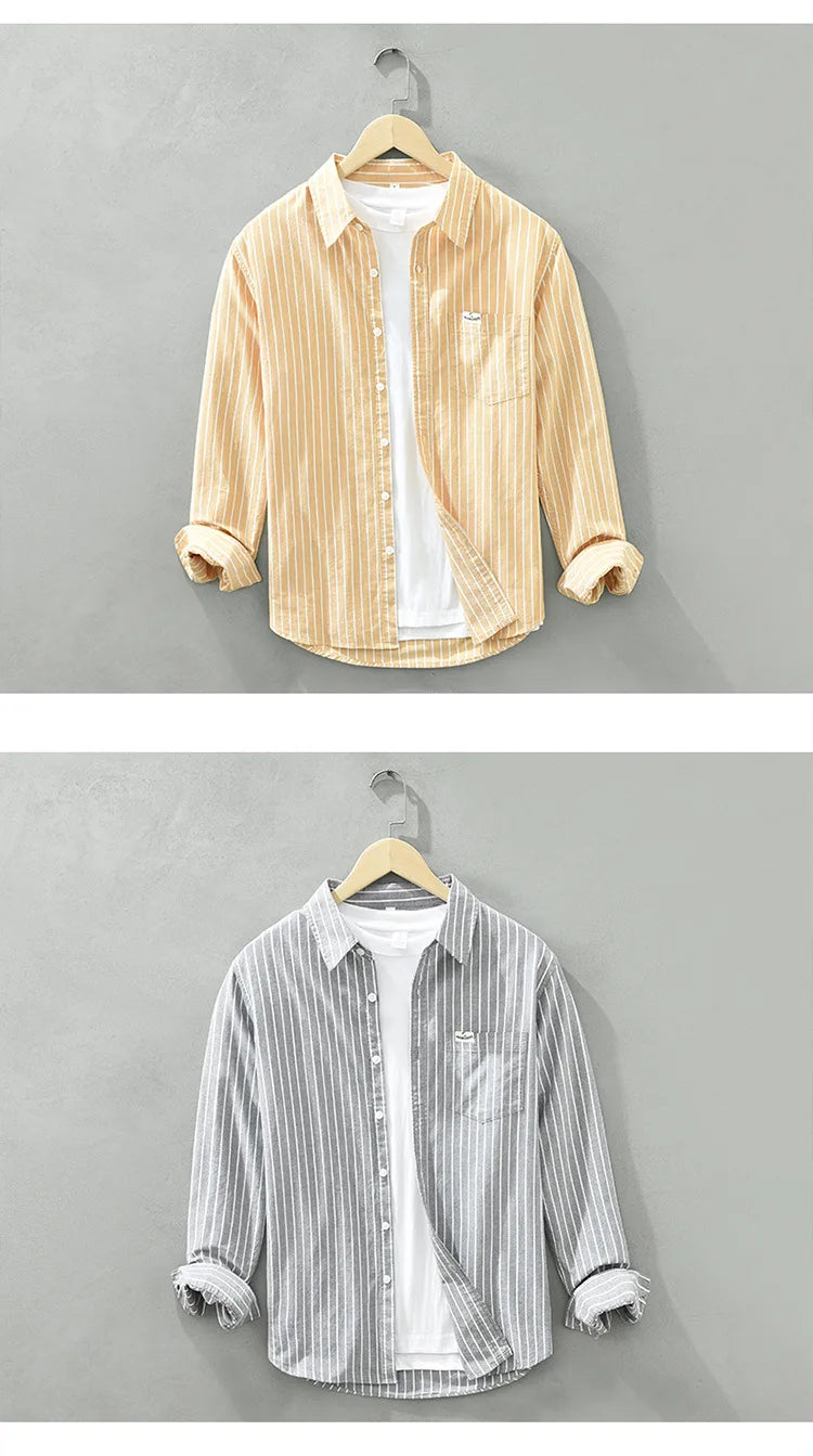 Men’s Shirt Cotton Casual Cotton Comfort Fit