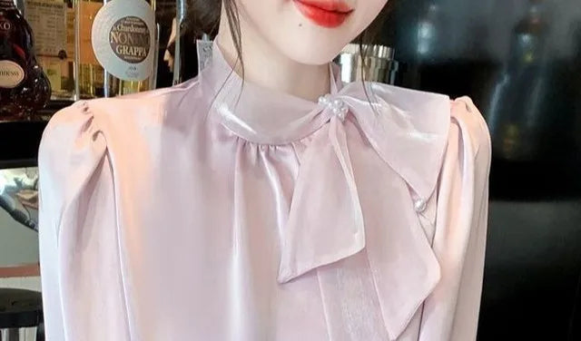 Women’s Top Blouse Long Sleeve Casual Stretchy
