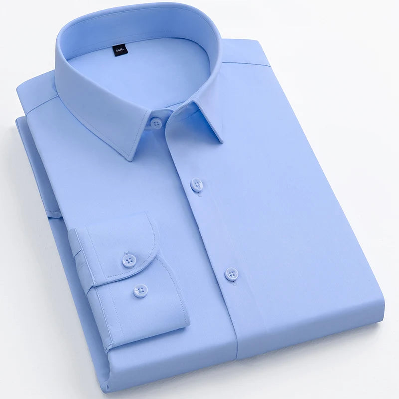 Men’s Shirt Long Sleeve Formal Slim Fit