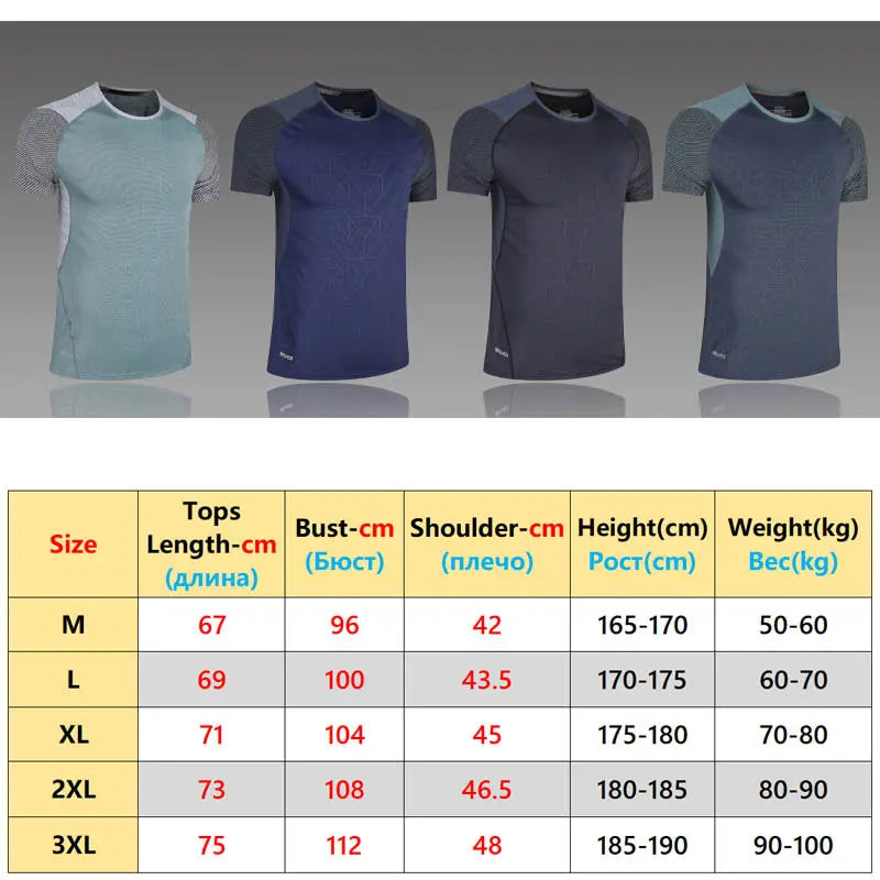 Men’s T-Shirt Athletic Printed Short Sleeve