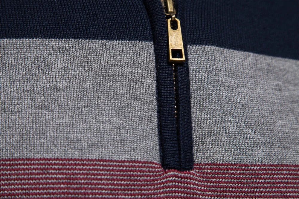 Men’s Sweatshirt Pullover Zip-Up Cotton Warm Casual Autumn