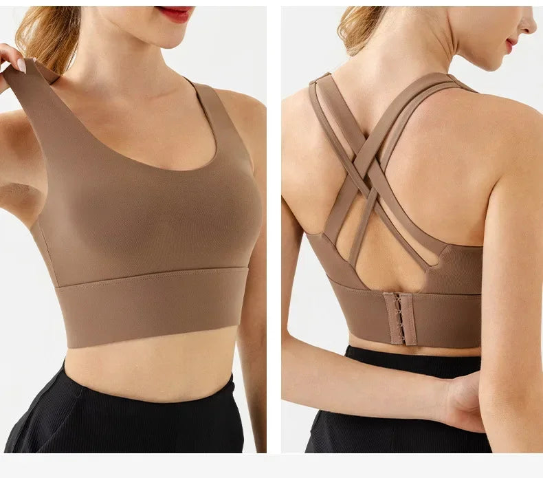 Women’s Sports Bra Gym Comfort Supportive Breathable