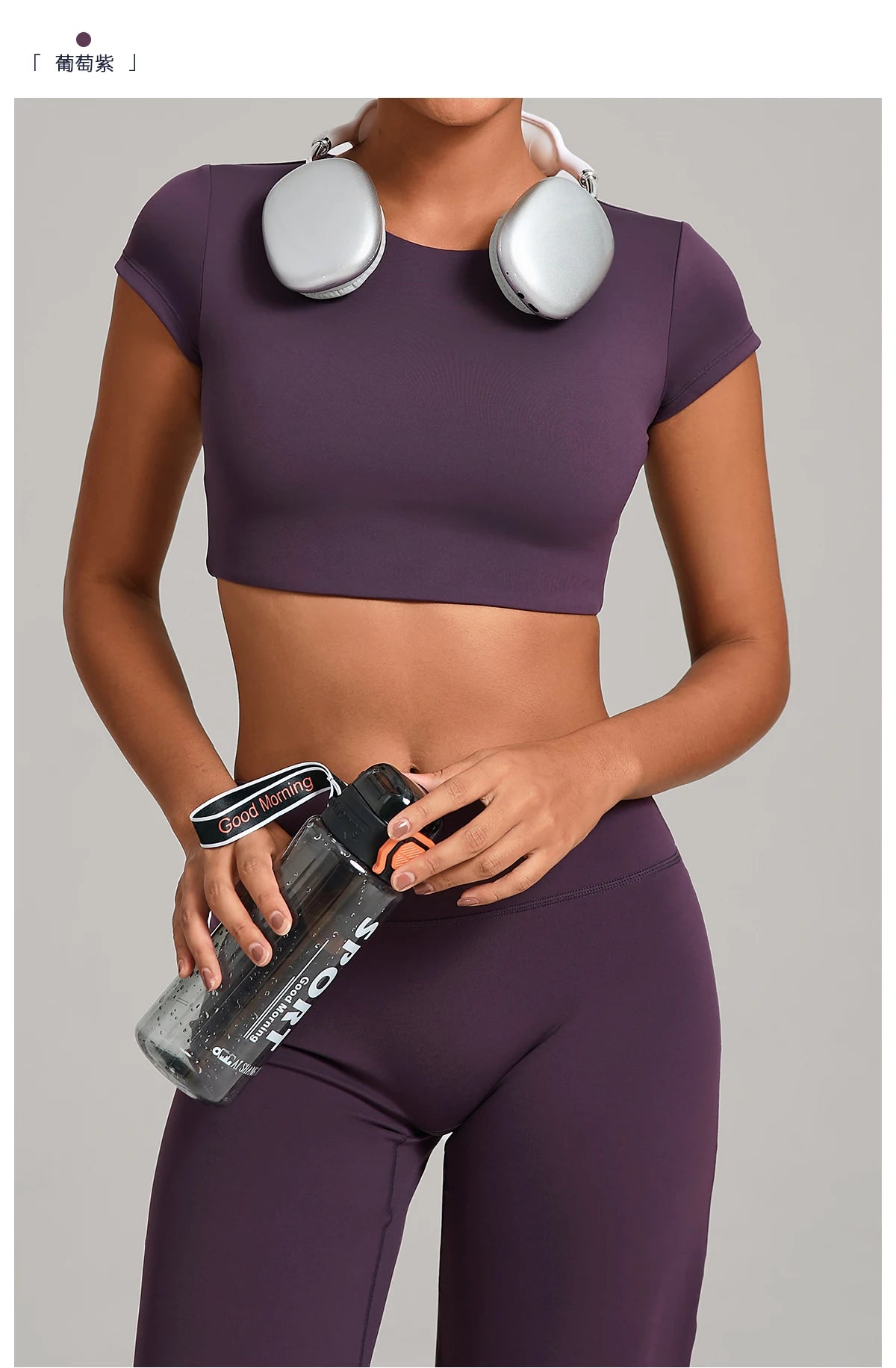 Women’s Gym Top Short Sleeve Breathable Lightweight Athletic