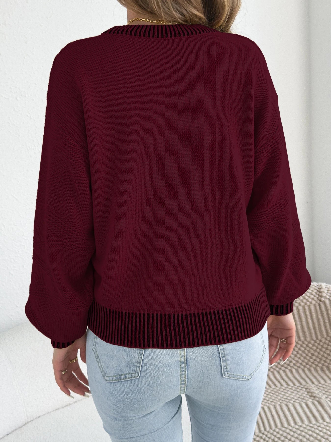 Women’s Top Long Sleeve Casual Stretchy