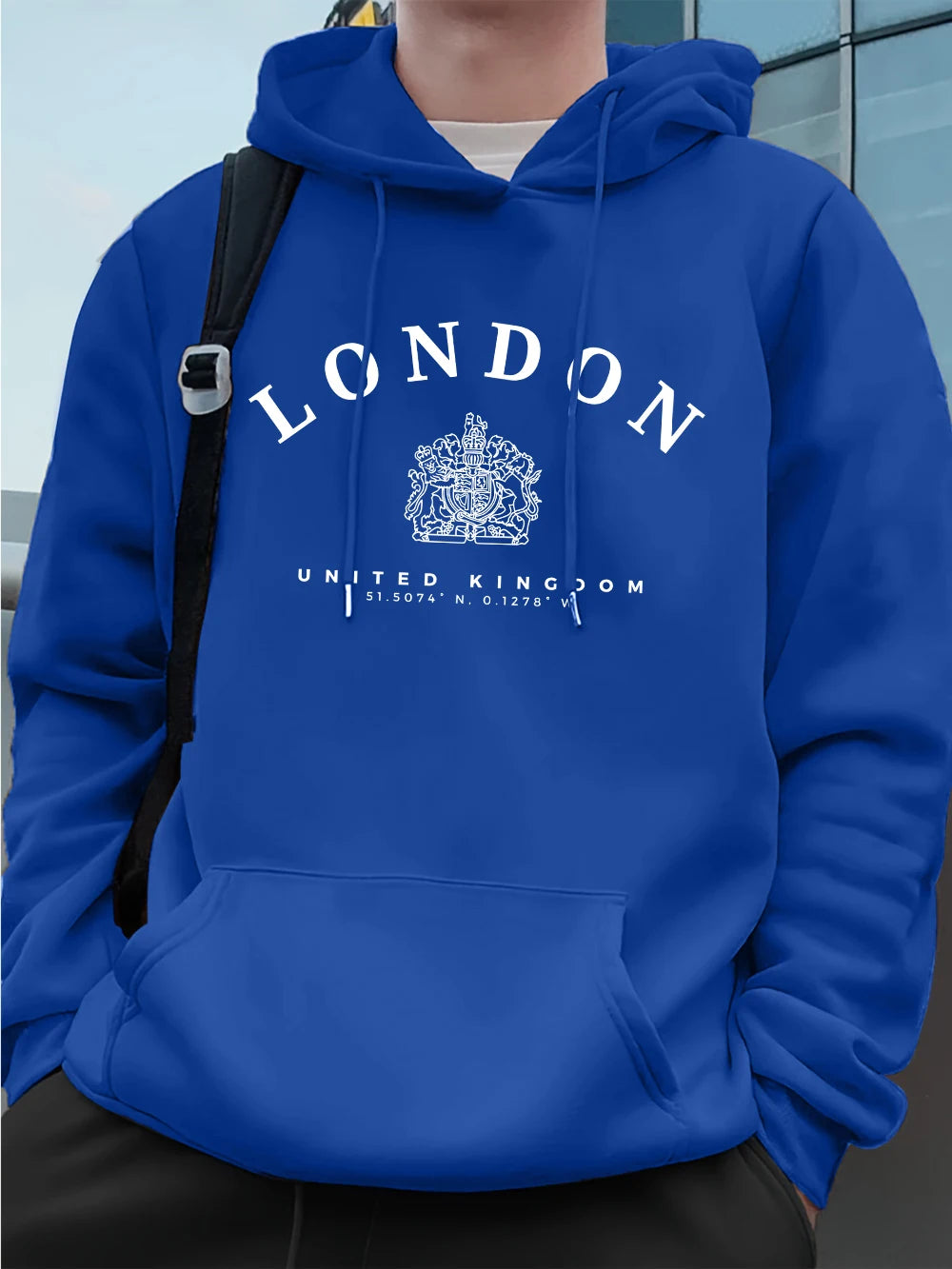Men’s Hoodie Pullover Fleece Warm Casual