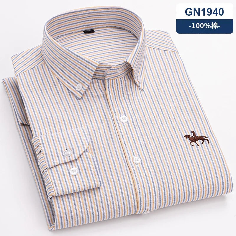 Men’s Shirt Long Sleeve Cotton Casual