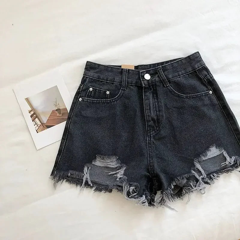 Women’s Shorts High Waist Denim Summer