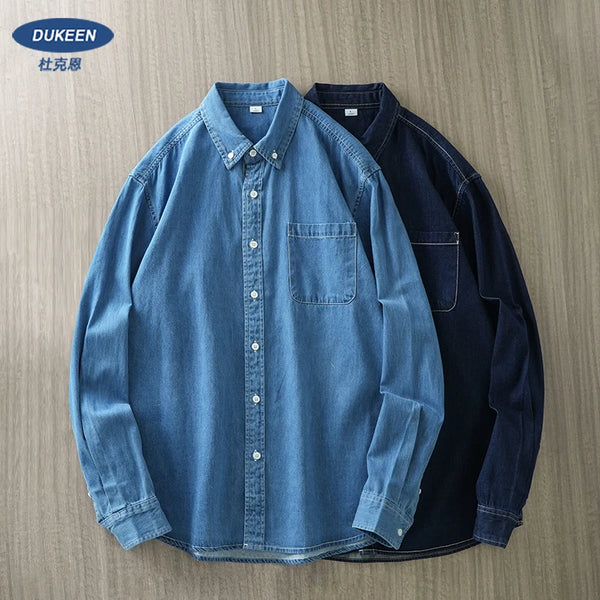 Men’s Shirt Long Sleeve Cotton Casual