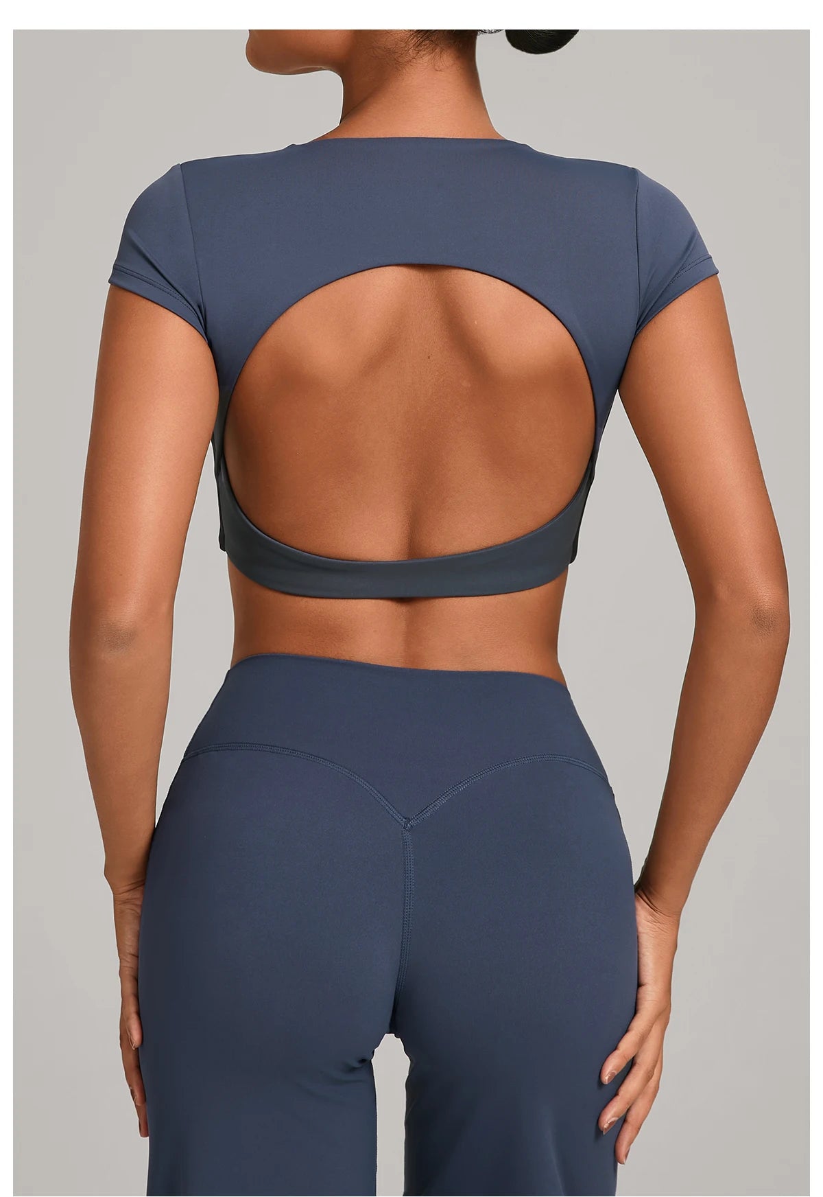 Women’s Gym Top Short Sleeve Breathable Lightweight Athletic