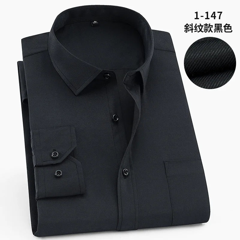 Men’s Shirt Long Sleeve Formal Cotton Comfort Fit