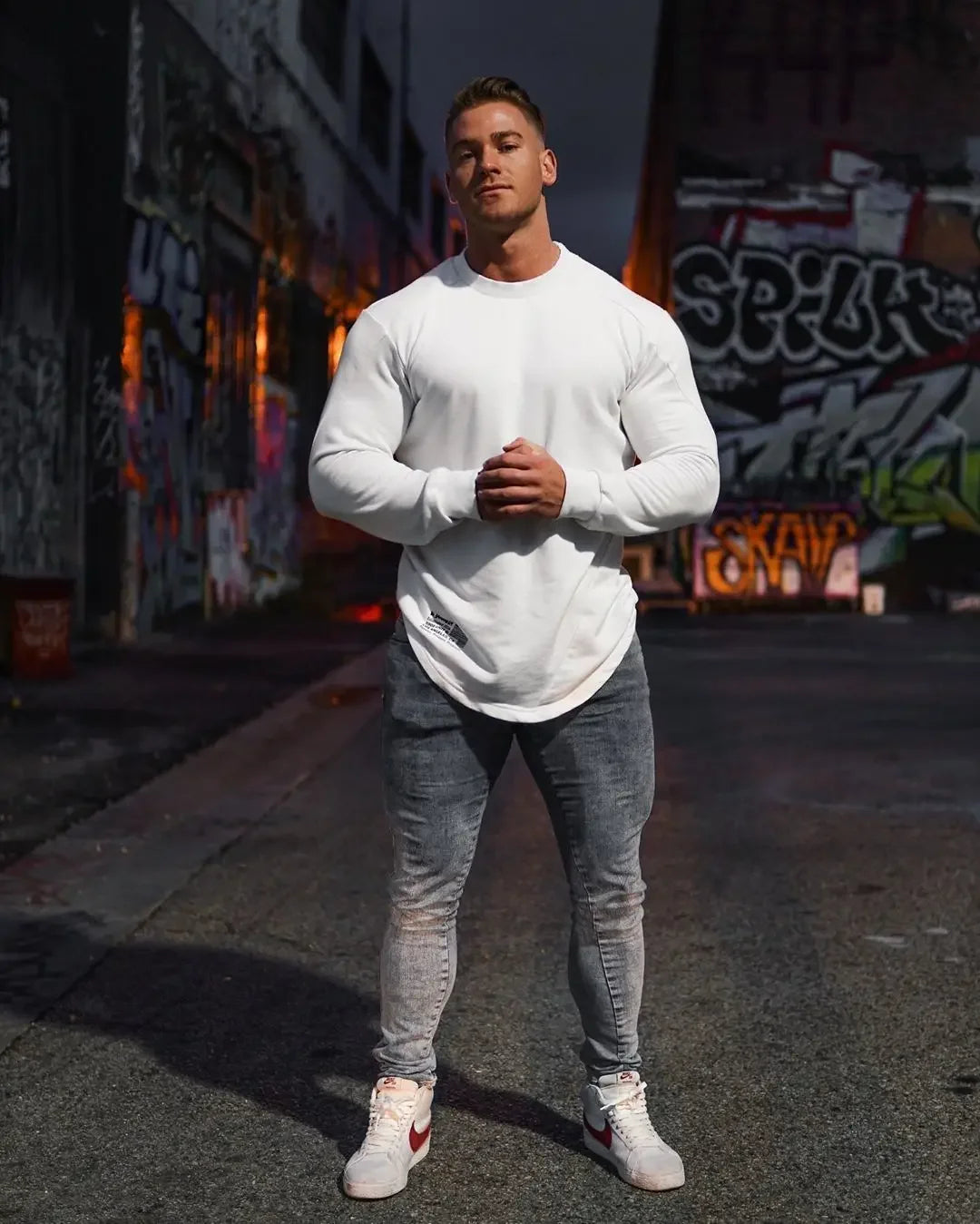 Men’s Shirt Casual Athletic Long Sleeve