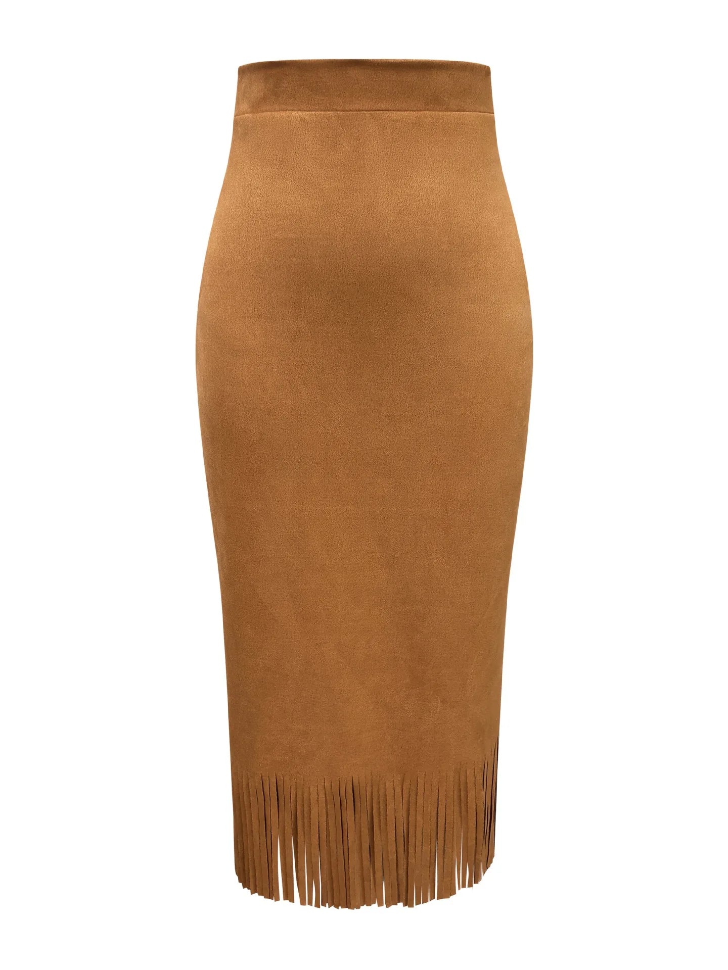 Women’s Skirt Elastic Waist A-Line Summer Solid Color