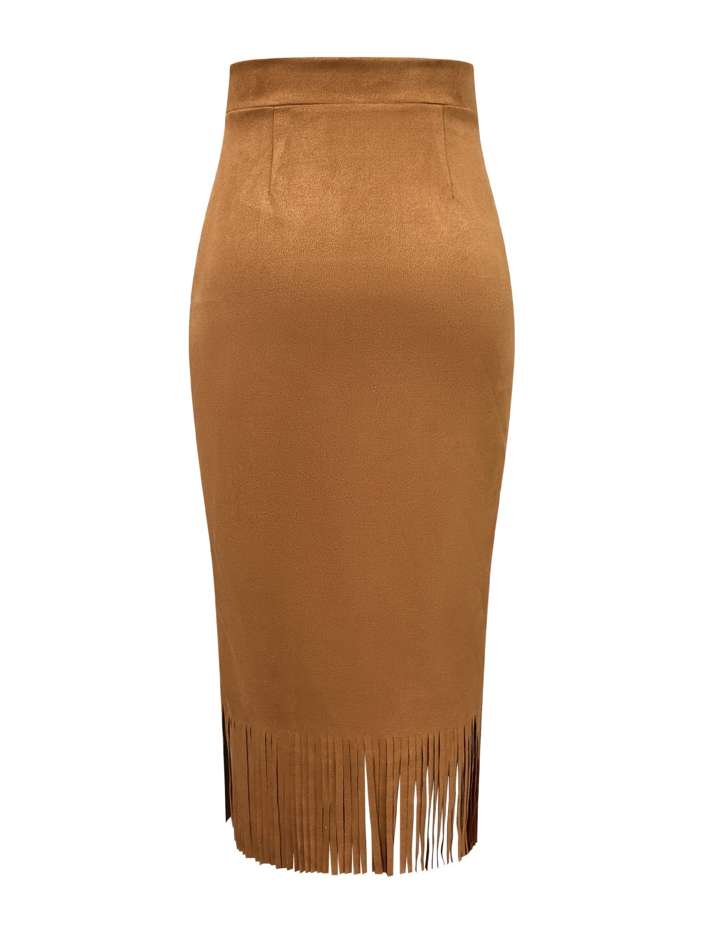 Women’s Skirt Elastic Waist A-Line Summer Solid Color